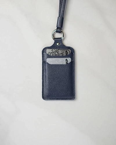 Чехол для пропуска AGENT Navy Blue - фото