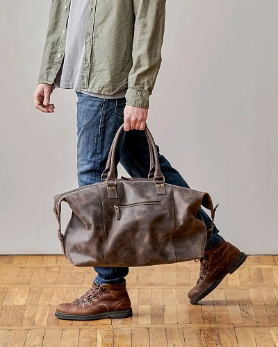 Кожаная дорожная сумка BAGGAGE Rodeo - фото - 6