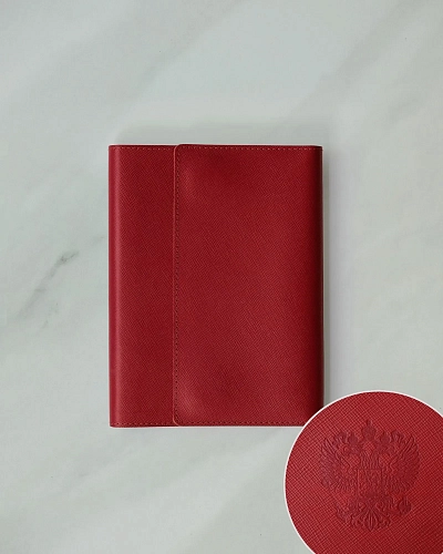 Кожаный ежедневник SENSE A5 Ruby