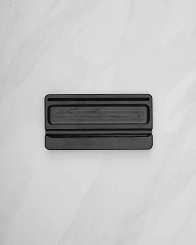 Деревянный органайзер для канцелярии Desko M Dark - фото - 1