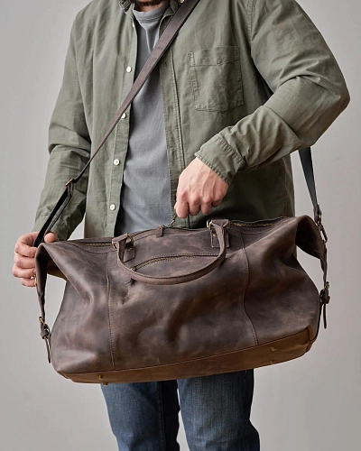 Кожаная дорожная сумка BAGGAGE Rodeo - фото - 9