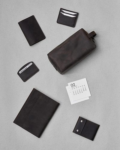 Картхолдер кожаный FLAT Rodeo - фото - 1