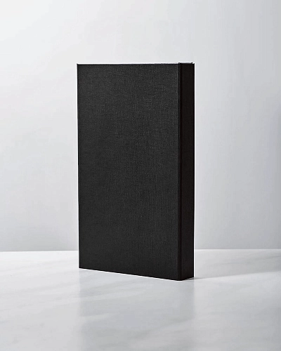 Подарочная коробка для ежедневника и ручки Black - фото - 1