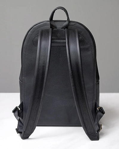 Рюкзак кожаный мужской GERALD Black - фото - 8