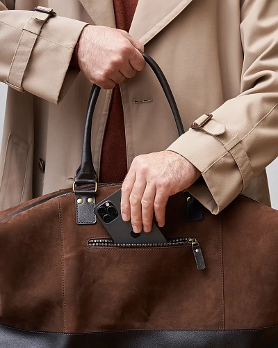 Кожаная дорожная сумка BAGGAGE Biscotti - фото - 9