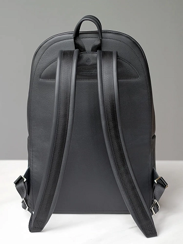 Рюкзак кожаный мужской GERALD MAX Black - фото - 4