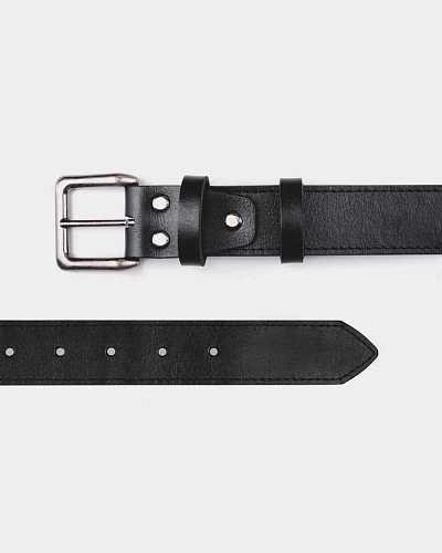 Ремень мужской BRONCO STITCH Black 120-125 см в деревянной коробочке - фото - 4