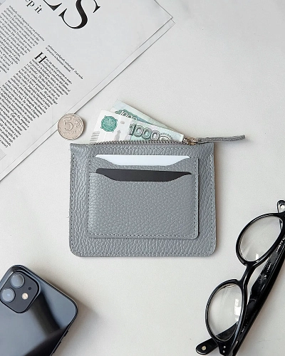 Мини кошелек кожаный SPIRIT Iron - фото