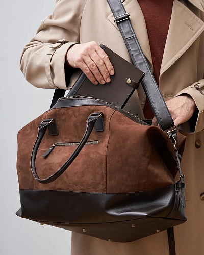 Кожаная дорожная сумка BAGGAGE Biscotti - фото - 10