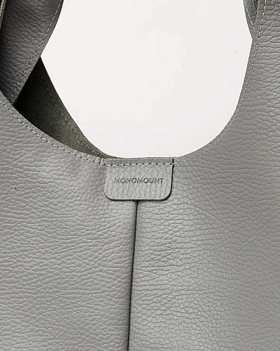 Кожаный шоппер MIA Iron - фото - 7