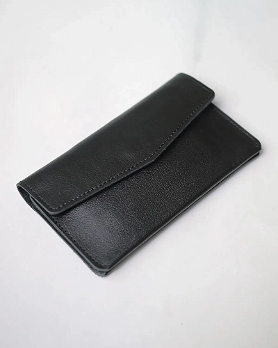 Женский кошелек кожаный ROWENA Black - фото - 5