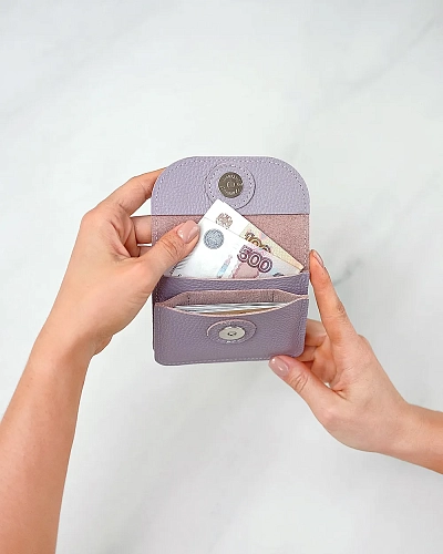 Мини кошелек кожаный AMO Pastel - фото - 2