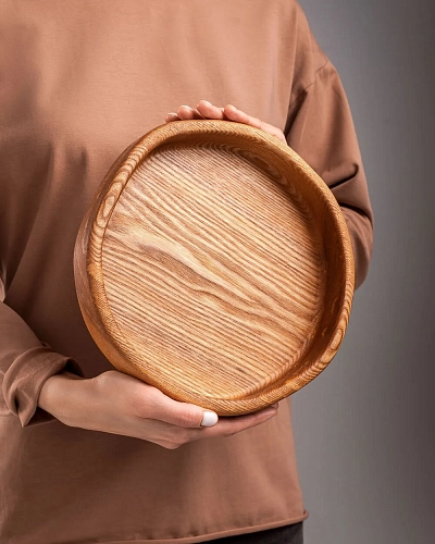 Деревянная тарелка HONEY M Natural Деревянная тарелка HONEY M Natural - фото - 5