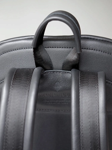 Рюкзак кожаный мужской GERALD MAX Black - фото - 11