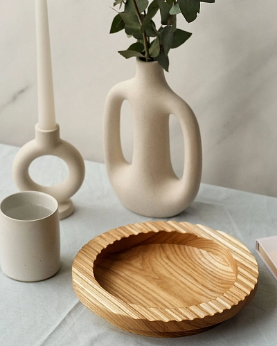 Деревянная тарелка REEF - фото - 2