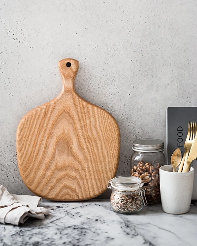 Деревянная доска для подачи APPLE - фото