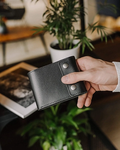 Кошелек мужской POCKET ZIP Black - фото - 4