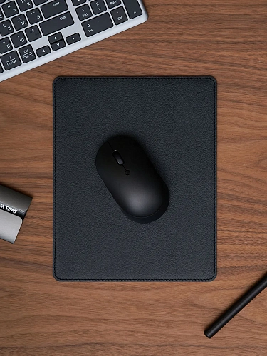 Кожаный коврик для мыши SQUARE Black