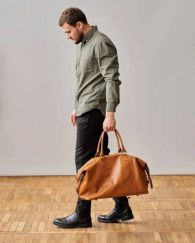 Кожаная дорожная сумка BAGGAGE Saffron