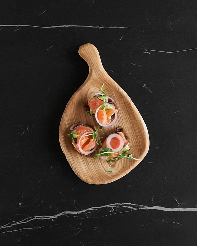 Деревянная доска для подачи PLUM S - фото