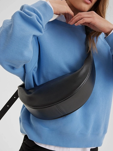 Сумка кожаная LEA Black Сумка кожаная LEA Black - фото - 5