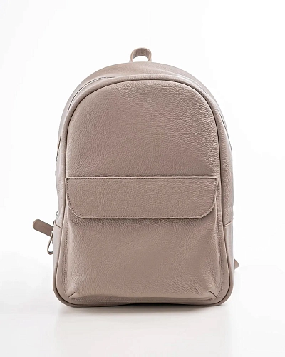 Рюкзак кожаный женский DAKOTA Beige - фото - 7