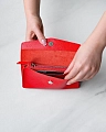 Женский кошелек кожаный ROWENA Red Женский кошелек кожаный ROWENA Red