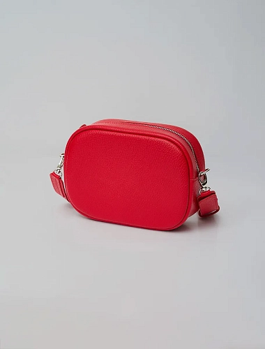 Сумка кроссбоди кожаная DAISY Red - фото - 1