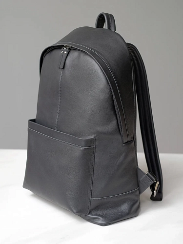 Рюкзак кожаный мужской GERALD MAX Black - фото - 8