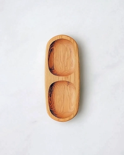 Деревянная менажница LONGER S Oak - фото - 3