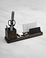 Деревянный органайзер для канцелярии DESKO XL Brown Деревянный органайзер для канцелярии DESKO XL Brown