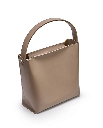 Сумка тоут кожаная TOTE Coffee - фото - 4