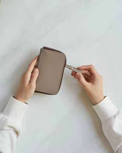 Ключница кожаная YARD Coffee - фото