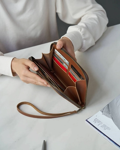 Кошелек на молнии MONTERRO Candy с ремешком на руку - фото - 4