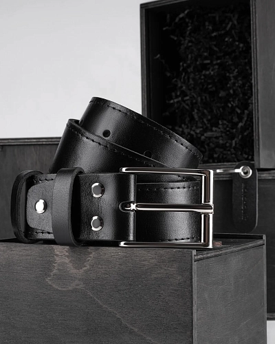 Мужской подарочный набор SYDNEY Stitch Black d-120 - фото - 6