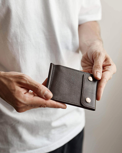 Зажим для купюр CASUAL Brown - фото