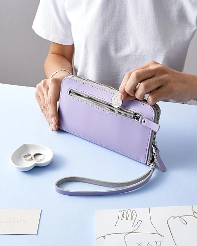 Кошелек на молнии MONTERRO Poison с ремешком на руку - фото - 1