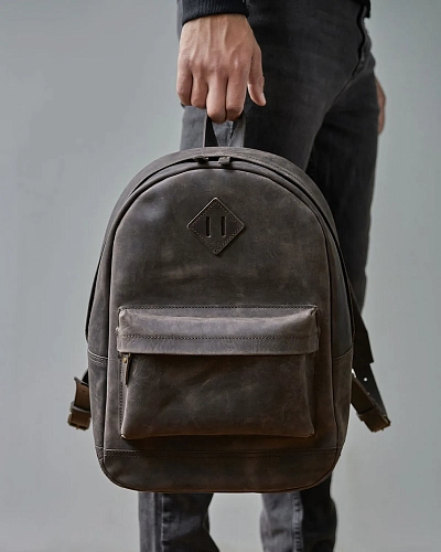 Рюкзак кожаный мужской BRUNO Rodeo - фото - 2