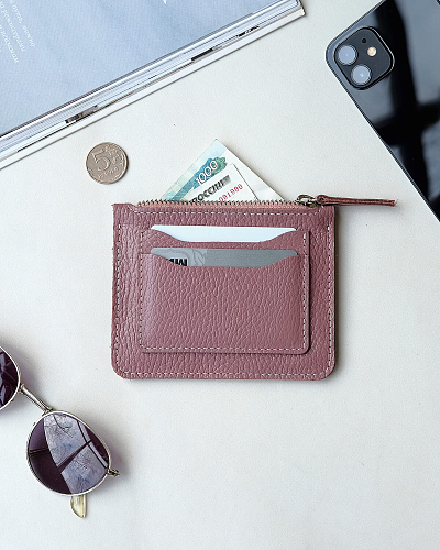 Мини кошелек кожаный SPIRIT Clover - фото