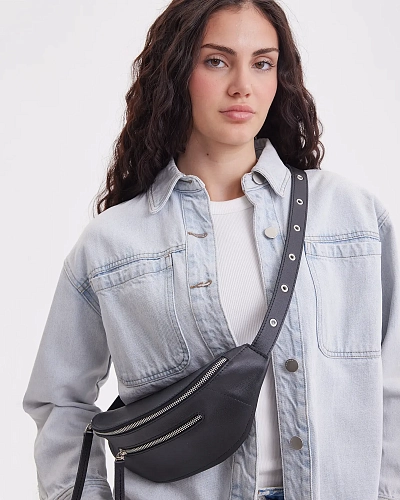 Женская поясная сумка RITA Black - фото - 7