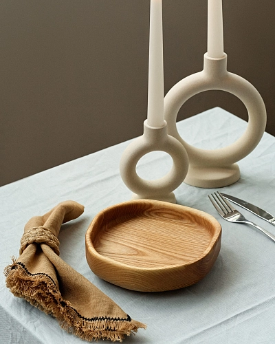 Деревянная тарелка HONEY S Natural - фото - 1