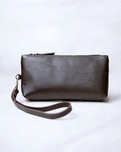 Кожаный несессер CRUISE Brown - фото - 2