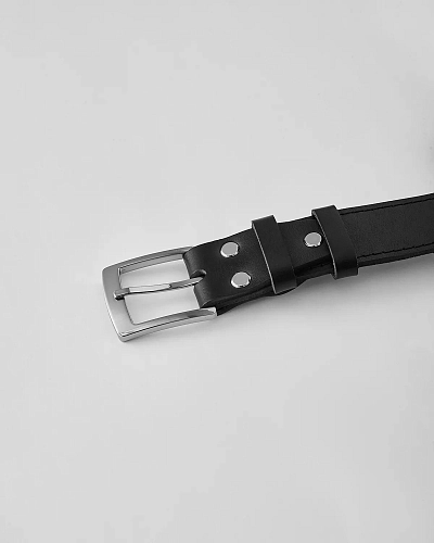 Ремень брючный мужской TYLER 120-125 см в деревянной коробочке - фото - 2