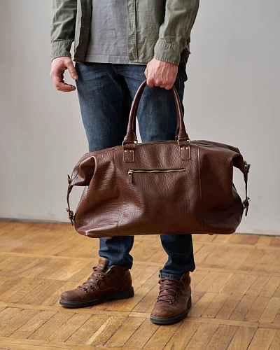 Кожаная дорожная сумка BAGGAGE Bronze Кожаная дорожная сумка BAGGAGE Bronze - фото