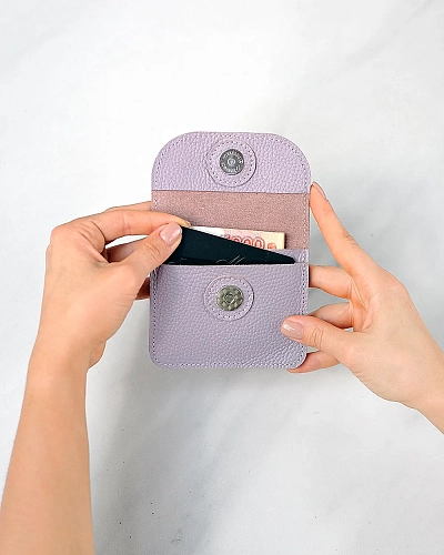 Мини кошелек кожаный AMO Pastel - фото - 3