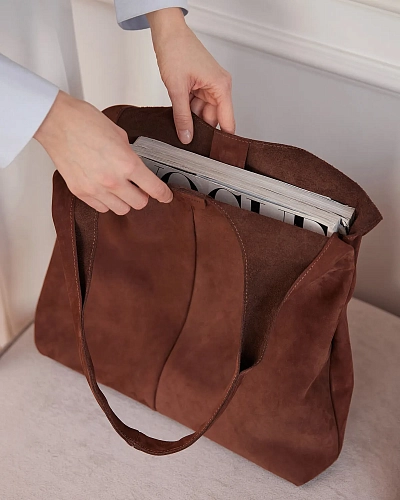 Кожаный шоппер MIA Cinnamon Кожаный шоппер MIA Cinnamon - фото - 3