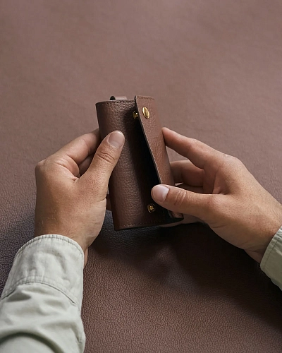 Ключница кожаная BERGAMO Lock - фото - 2