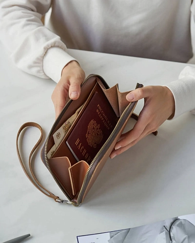 Кошелек на молнии MONTERRO Candy с ремешком на руку - фото - 2