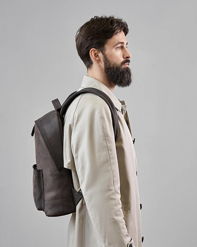 Рюкзак кожаный мужской GERALD Rodeo - фото - 11