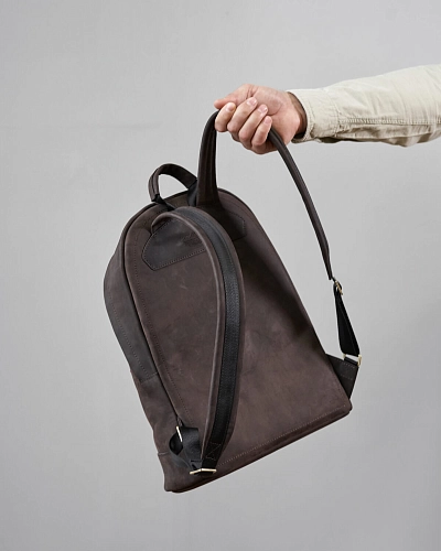 Рюкзак кожаный мужской GERALD Rodeo - фото - 6